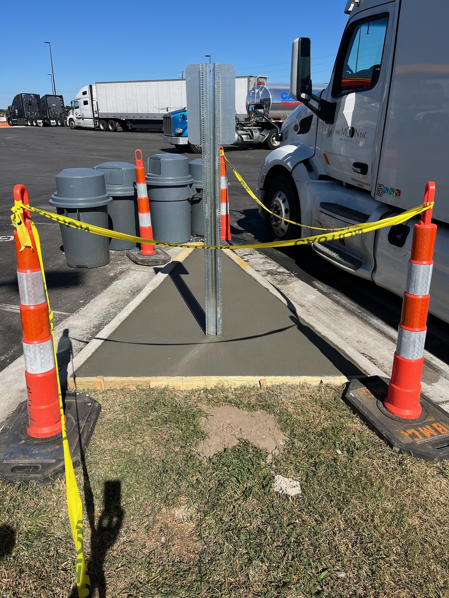 Concrete Repairs – Curb and Signage Placements